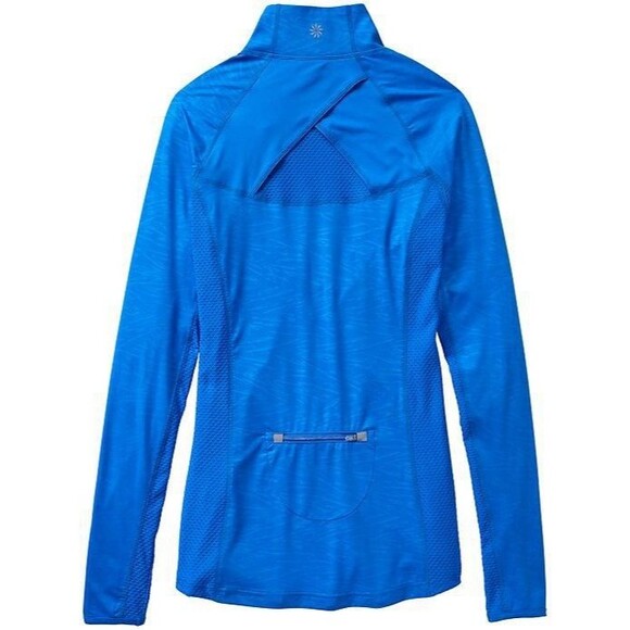 Athleta Candescent Half Zip Back Pocket Women's Small Mockneck Running Outdoor - Picture 2 of 12